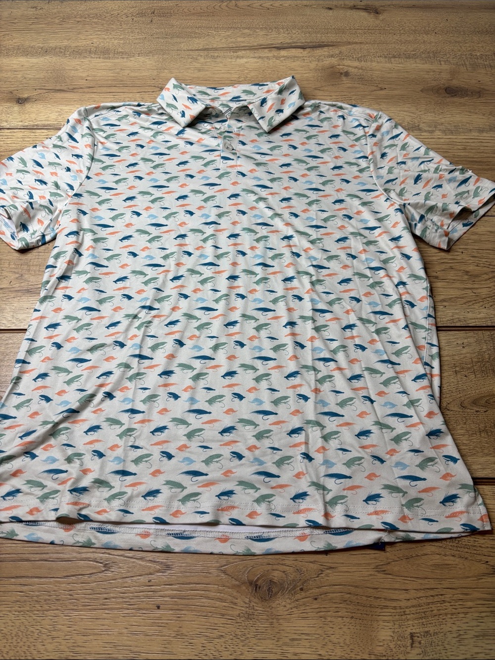 Men’s BURLEBO Fly Life Performance Polo Size Large- NWT
